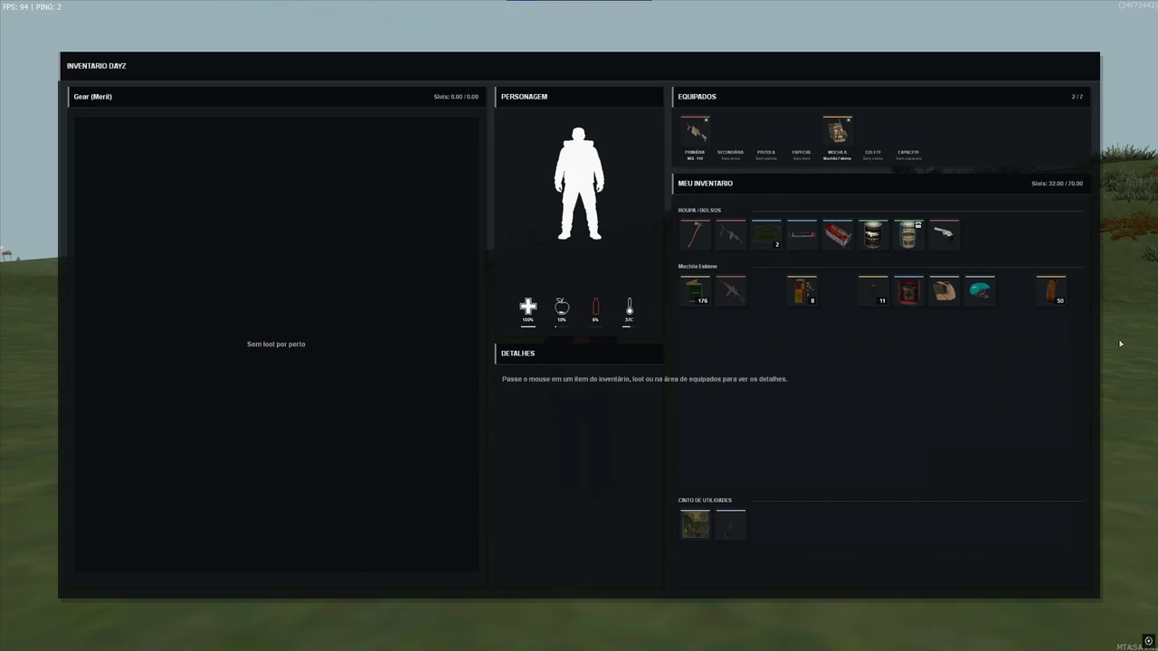 Gamemode com inventário exclusivo e nova interface