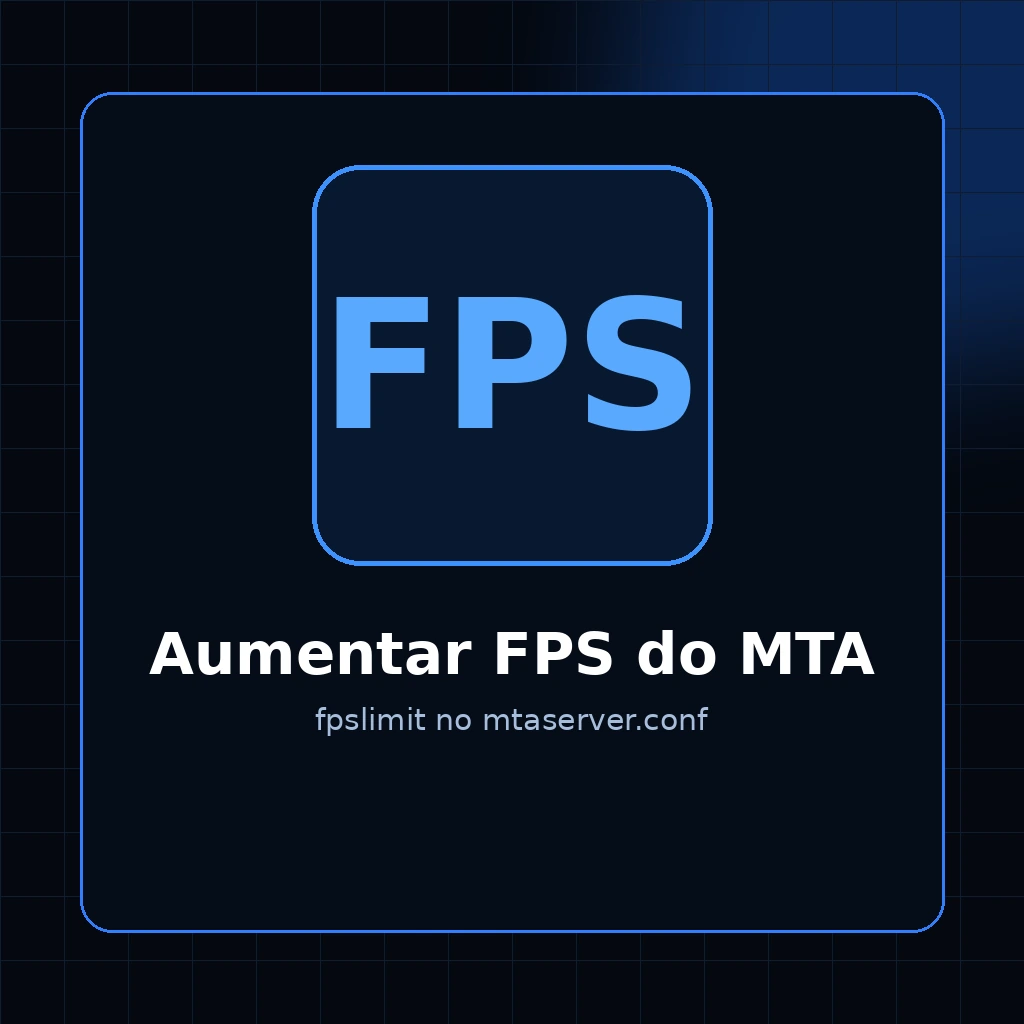 Como Aumentar o Limite de FPS do Servidor MTA SA